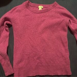 Girls size Small cashmere Halogen Pink Sweater